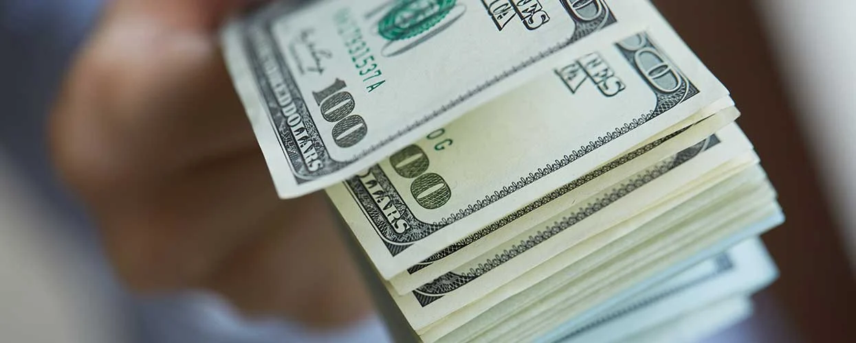 holding big cash