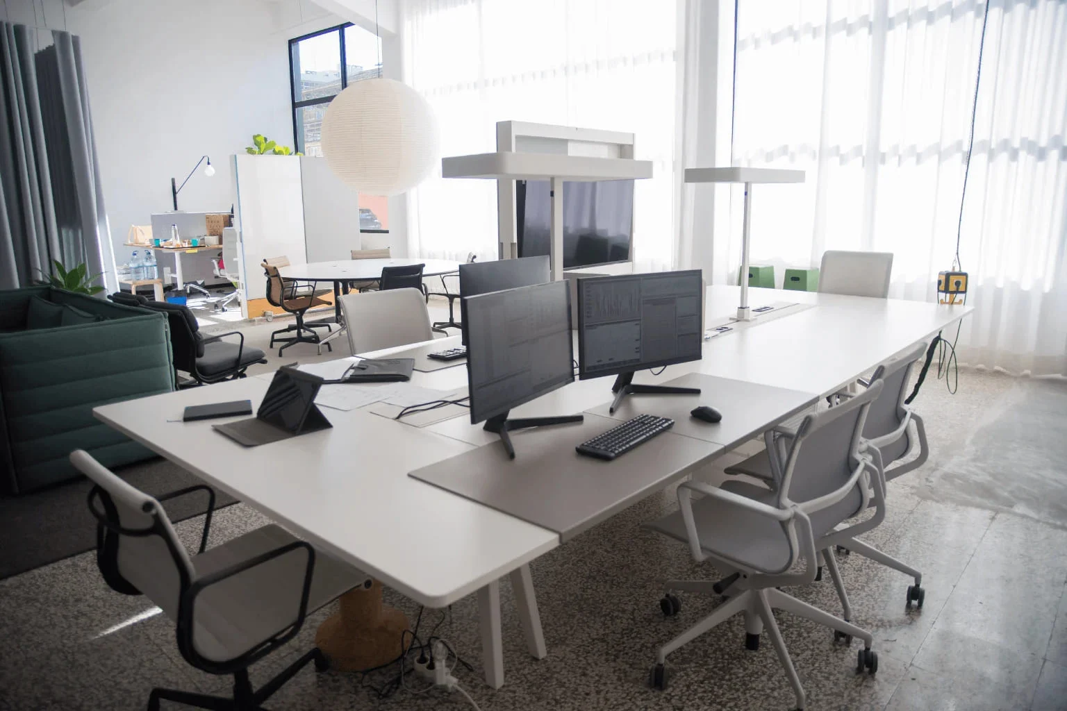 a modern office