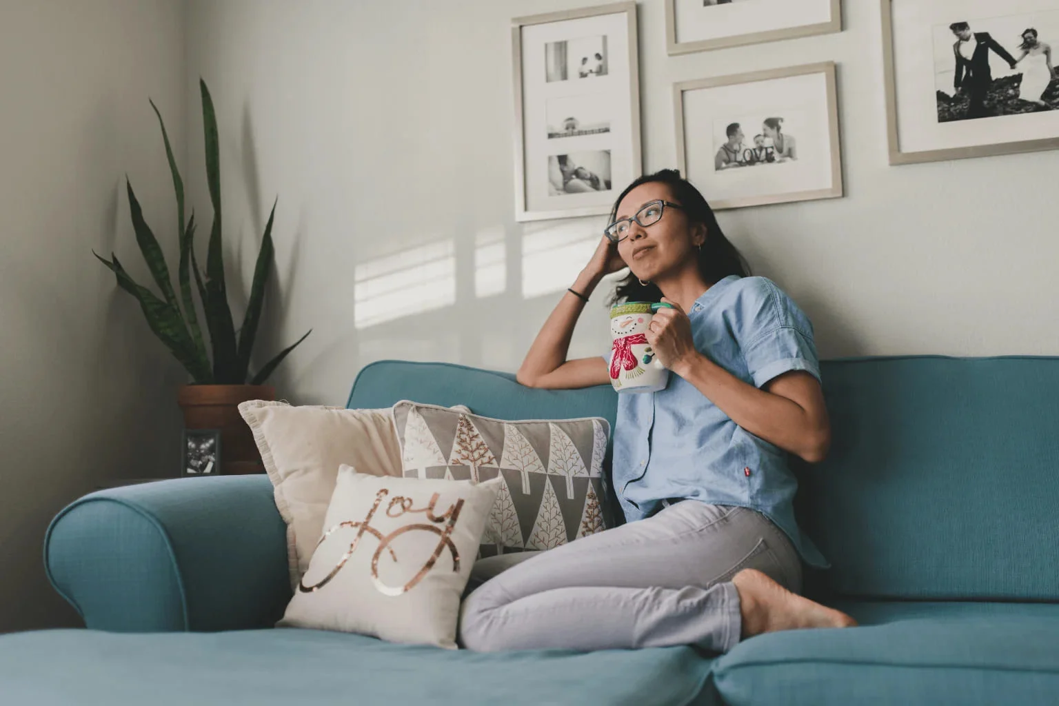 Realtor enjoying personal time after work